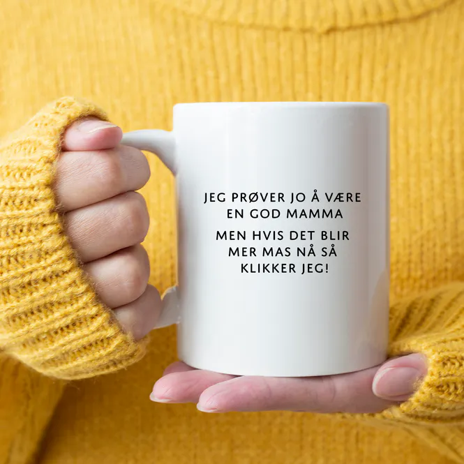 Hovedbilde Kopp Mamma klikker