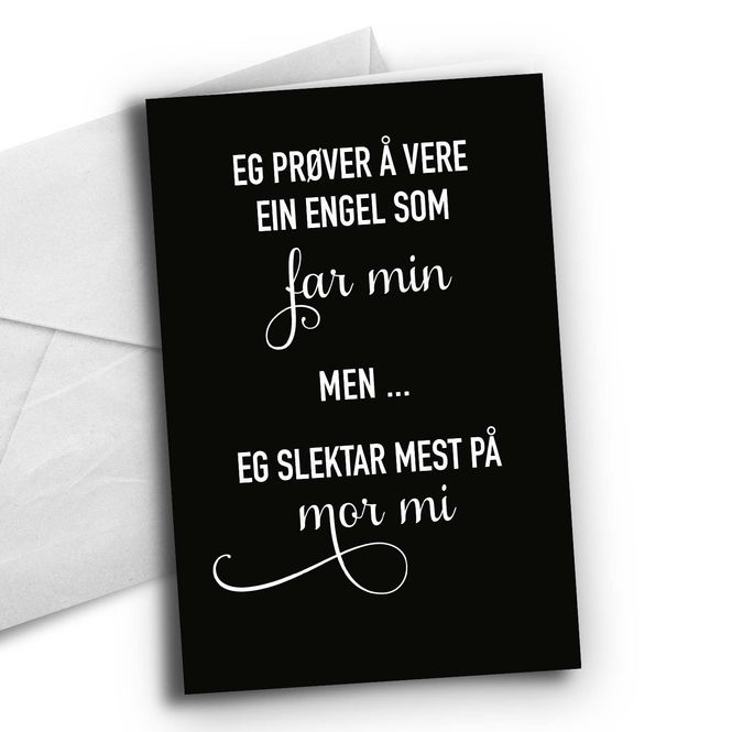 Hovedbilde Nynorsk: Engel-som-far-min