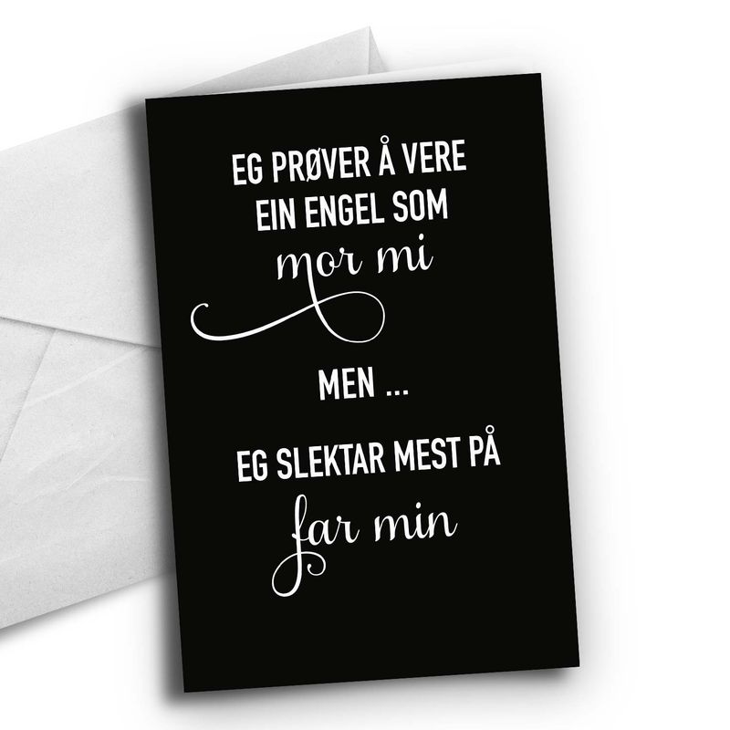 Nynorsk: Engel-som-mor-mi