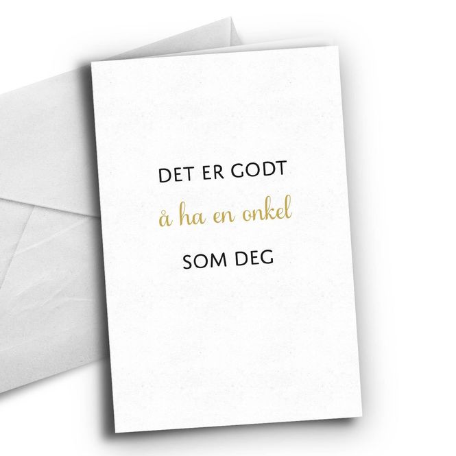 Hovedbilde Onkel som deg