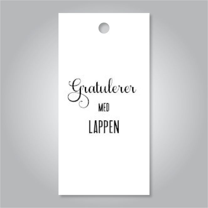 Hovedbilde Gratulerer med lappen