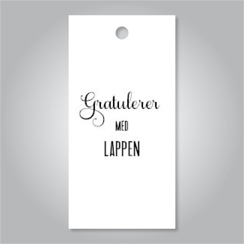 Gratulerer med lappen