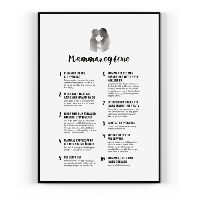 Hovedbilde Mammareglene plakat