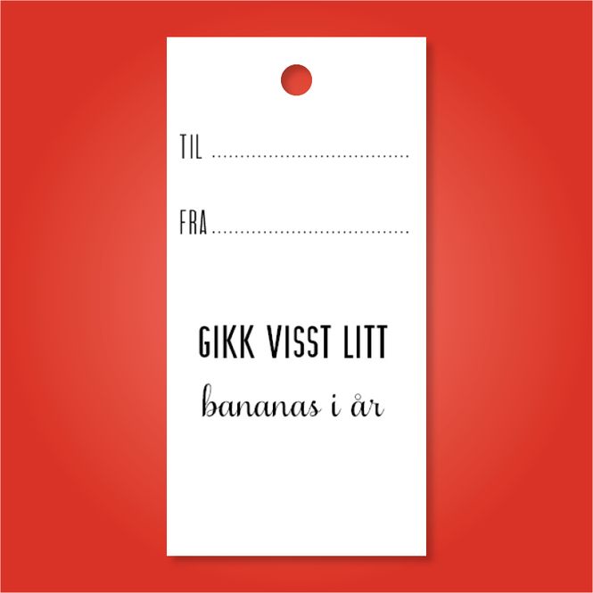 Hovedbilde Gikk visst litt bananas 