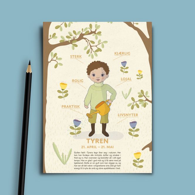 Hovedbilde Bursdagskort Tyren Gutt