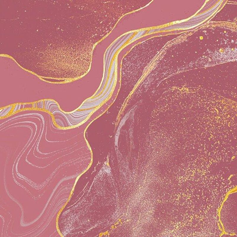 Lunsjserviett: Marble Rose