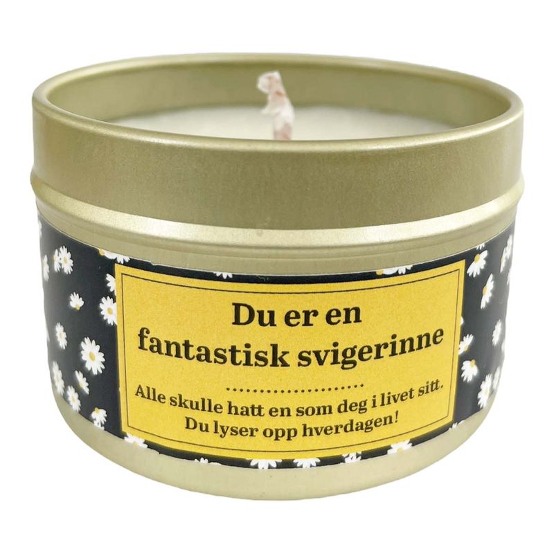 Duftlys - Du er en fantastisk svigerinne
