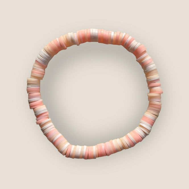 Hovedbilde Lyse fersken mix - armbånd