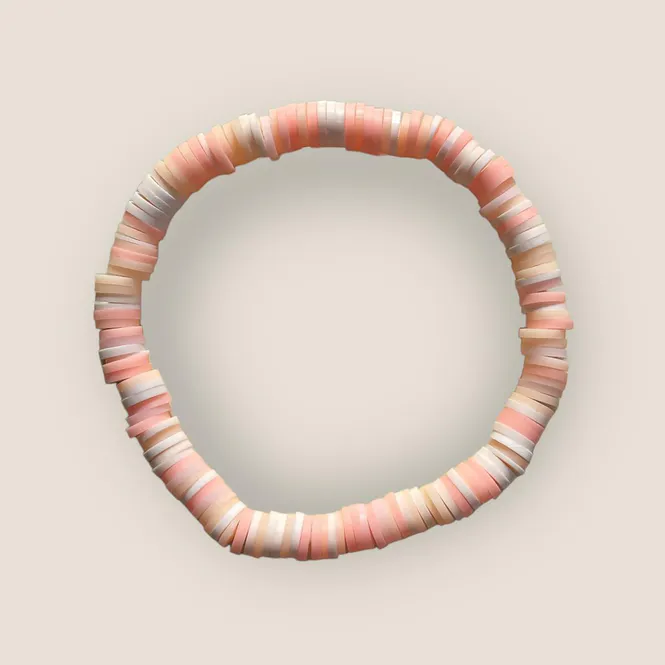 Hovedbilde Lyse fersken mix - armbånd