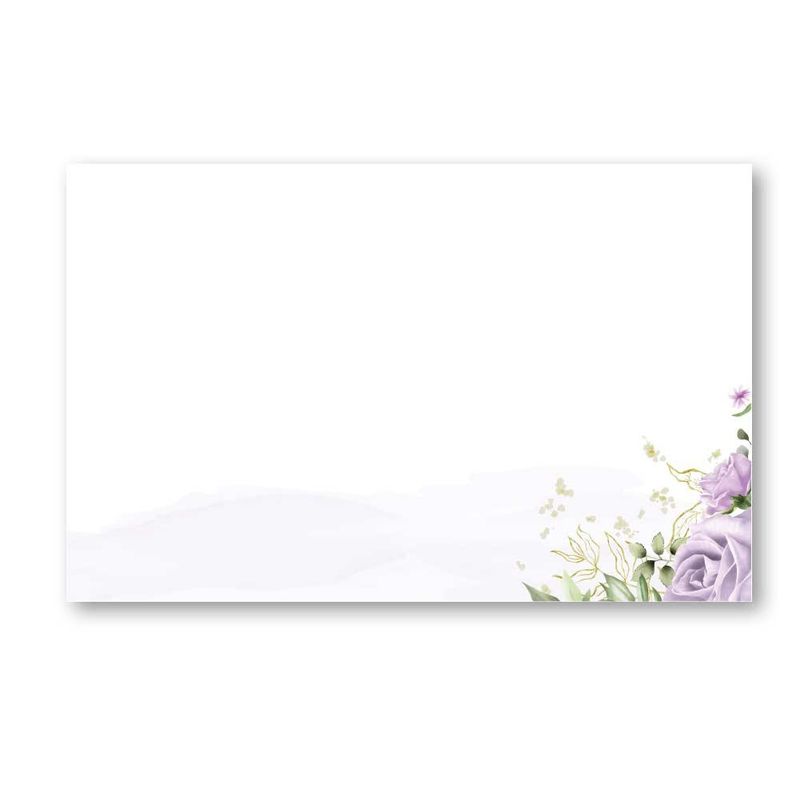 Lilla rose Enkle Bordkort 20stk