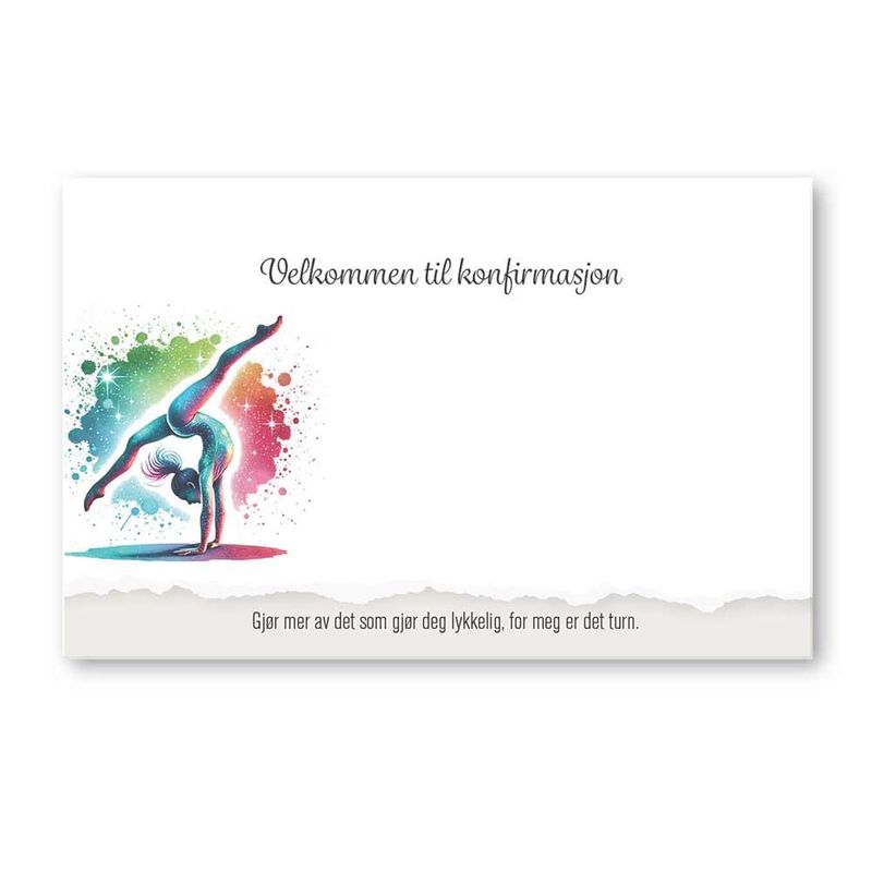 Turn - Enkle Bordkort 20stk