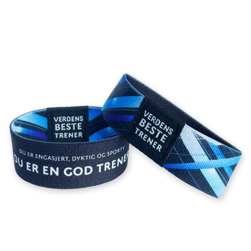 Verdens beste trener - elastisk armbånd