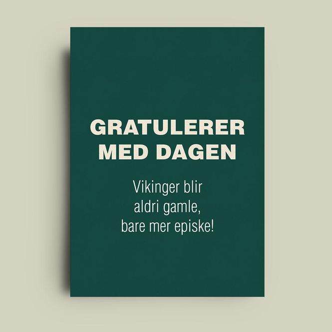 Hovedbilde Vikinger - enkelt kort