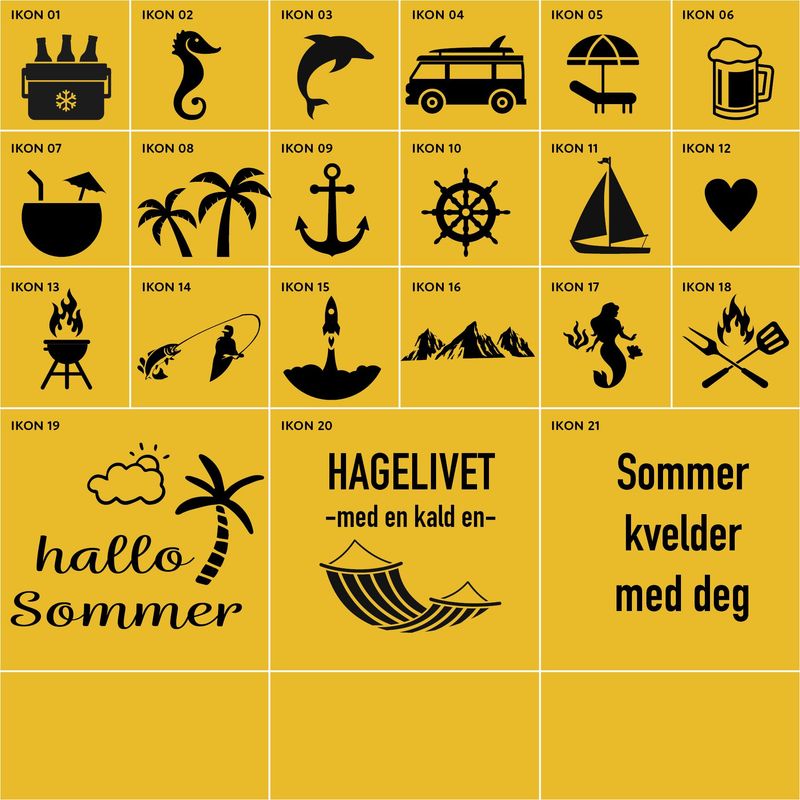 Din tittel - Sommer - Skriv din egen tekst