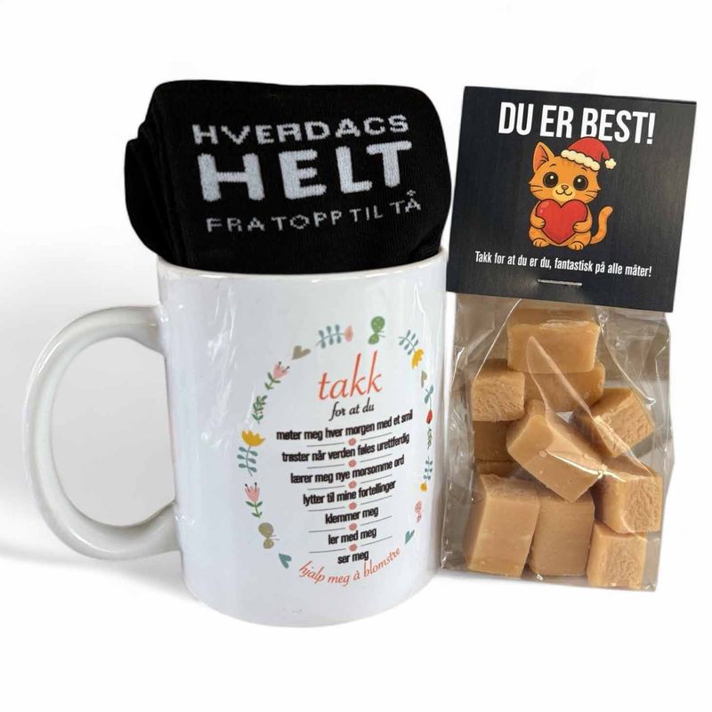  Kopp 'blomstre' med fudge