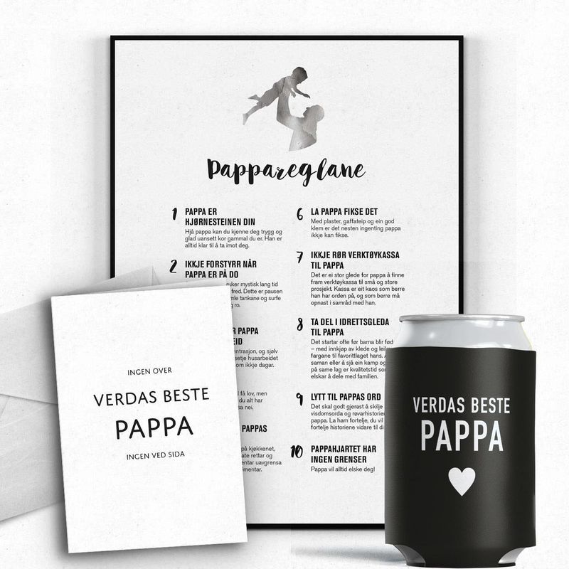 PAKKEPRIS Nynorsk Pappareglane, kort og bokskjøler