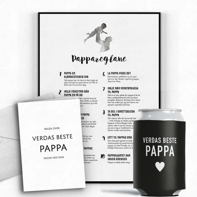 Hovedbilde PAKKEPRIS Nynorsk Pappareglane, kort og ...