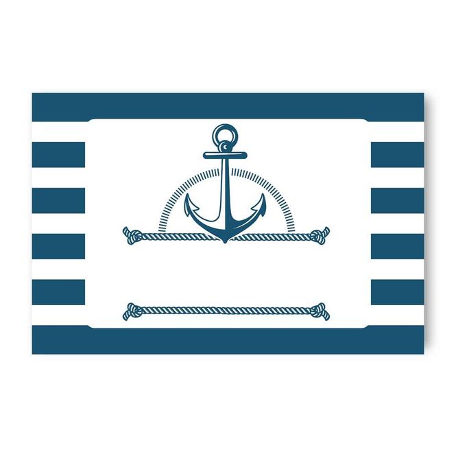 Hovedbilde Marine -Enkle Bordkort 20stk