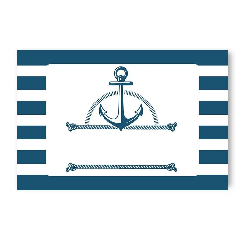 Marine -Enkle Bordkort 20stk