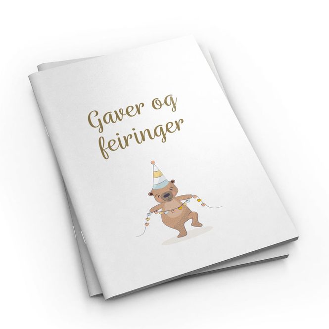 Hovedbilde Gaver og Feiringer notatbok
